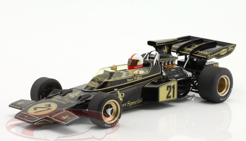 1/18 Model Car Group 1972 Formula 1 Dave Walker Lotus 72D #21 Spain GP Car Model