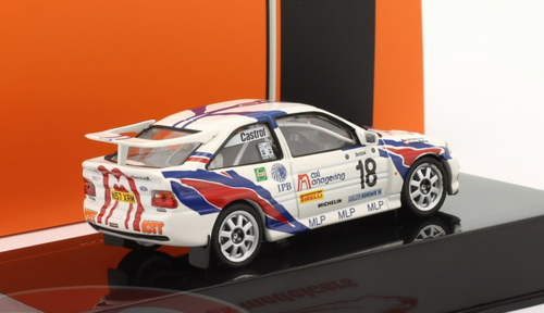 1/43 Ixo 1996 Ford Escort RS Cosworth #18 6th Rallye Bohemia Maxi Managering Václav Blahna, Jaroslav Pelc Car Model