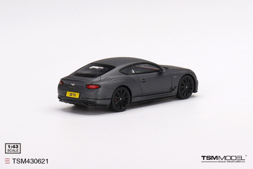 1/43 TSM Model Bentley Continental GT Speed 2022 Light Grey Satin