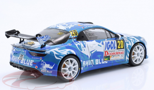 1/18 Solido 2021 Renault Alpine A110 Rally RGT #20 7th Rallye du Var François Delecour, Jean-Rodolphe Guigonnet Diecast Car Model