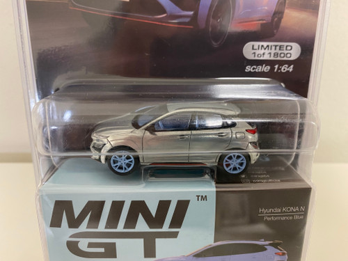 1/64 MINI GT Hyundai Elantra N Performance Blue - LIVECARMODEL.com