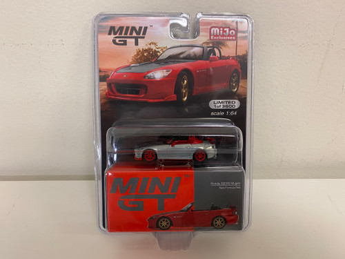 CHASE CAR 1/64 Mini GT Honda S2000 (AP2) Mugen Convertible (Silver