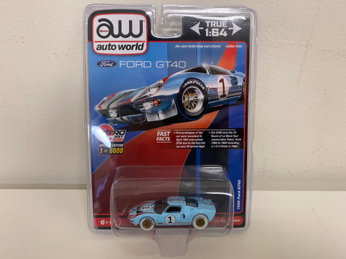 CHASE CAR 1/64 Auto World 1966 Ford GT40 RHD (Right Hand Drive) #5