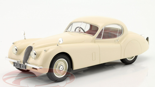 1/18 Cult Scale Models 1951-1954 Jaguar XK120 FHC RHD (White) Car Model