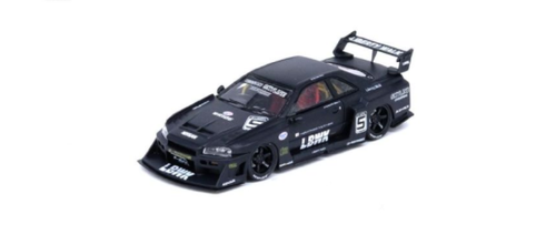 1/64 INNO NISSAN SKYLINE LBWK (ER34) SUPER SILHOUETTE MIDNIGHT 