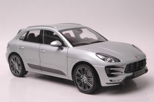 1/18 Minichamps Porsche Macan Turbo (Metallic Blue) Diecast Car