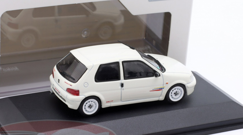 1/43 Solido 1995 Peugeot 106 Ph.2 Rally (White) Diecast Car Model