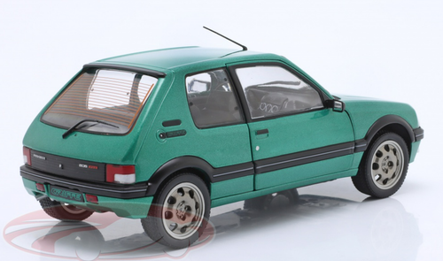 1/18 Solido 1992 Peugeot 205 GTi Griffe (Green) Diecast Car Model