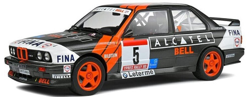 1/18 Solido 1990 BMW M3 (E30) Gr.A #5 3rd Rallye Ypres Grégoire de Mevius, Willy Lux Diecast Car Model