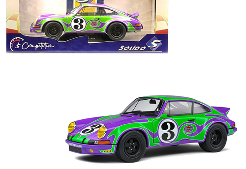 1/18 Solido 1973 Porsche 911 Purple Hippy Tribute (Purple) Diecast Car Model