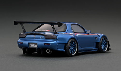 1/43 Ignition Model Mazda RX-7 RX7 FEED Afflux GT3 (FD3S) Light Blue Metallic Resin Car Model 