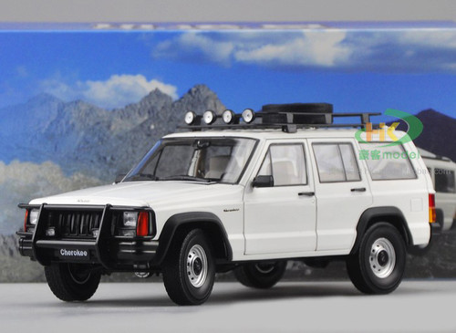 1/18 Dealer Edition Classic Jeep Cherokee (White) Diecast Car Model