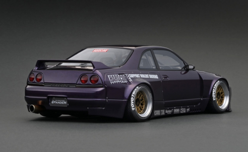 1/18 Ignition Model Nissan PANDEM GT-R (BCNR33) Purple 