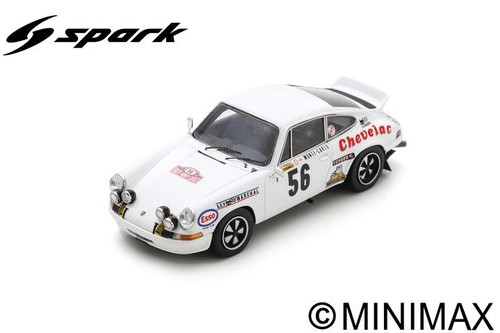 1/43 Spark 1963 Porsche 356B T6 Carrera 2 GT No.291 Rally Monte