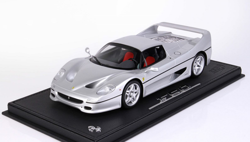 1/18 BBR 1995 Ferrari F50 Coupe (Light Blue Metallic Resin Car