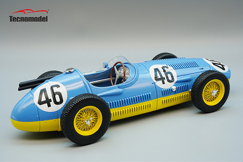 1/18 Tecnomodel Maserati 250F 1954 French GP 4th Place Prince Bira Limited Edition Resin Car Model