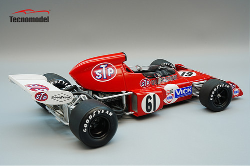 1/18 Tecnomodel March 721X 1972 Race Of Champions Car #61 Ronnie Peterson Limited Edition Resin Car Model