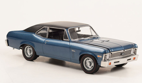 1/18 GMP 1969 Chevrolet Nova The Mod Squad (Blue) Diecast Car Model