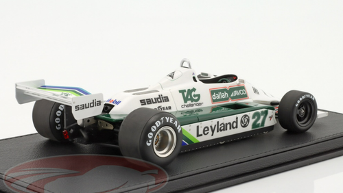 1/18 GP Replicas Alan Jones Williams FW07B #27 Winner British GP Formula 1 World Champion Car Model