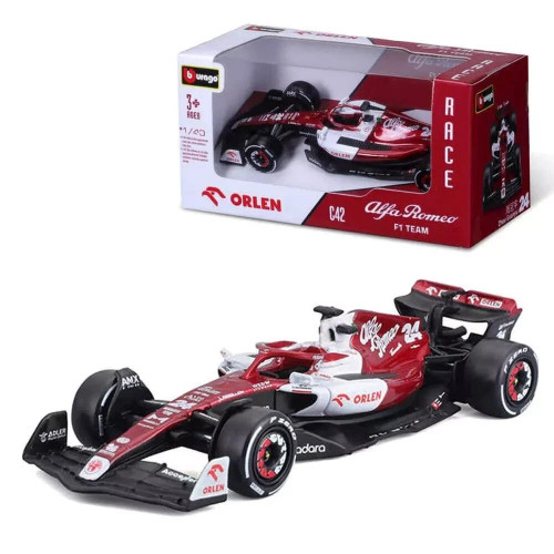 1/43 BBurago 2022 Formula 1 Zhou Guanyu Alfa Romeo C42 #24 Bahrain