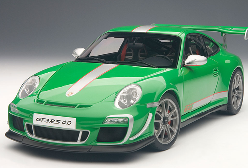 1/18 AUTOart PORSCHE 911(997) GT3 RS 4.0 (GREEN) Diecast Car Model 78149