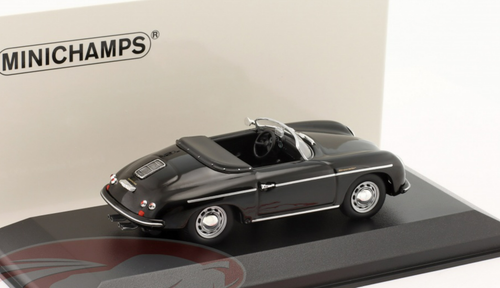 1/43 Minichamps 1956 Porsche 356 Speedster (Black) Car Model