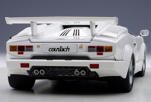 1/18 AUTOart Lamborghini Countach 25th Anniversary Edition (White) Car Modelst Car Model 74537