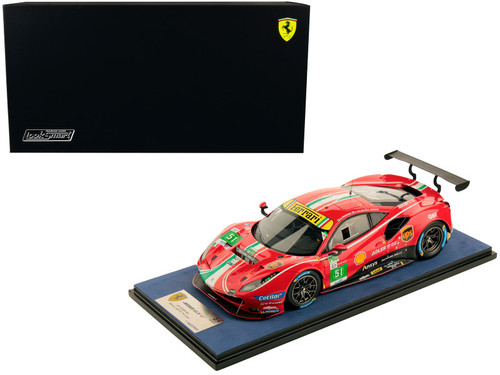 1/18 Looksmart 2022 Ferrari 488 GTE Evo #51 2nd LMGTE Pro 24h