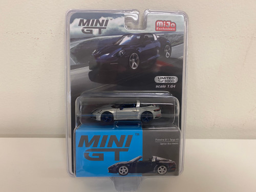 ミニカー MINI GT Porsche 911 Targa 4S Gentian Blu 1/64 Mini GT Porsche 911 Targa 4S (Gentian Blue Metallic