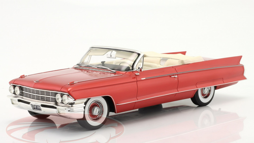 1/18 Mitica 1962 Cadillac Eldorado Biarritz Cabrio Open (Dark Red Metallic) Car Model