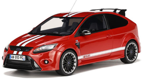 1/18 OTTO 2010 Ford Focus MK2 RS Le Mans (Red with White Stripes) Resin Car Model