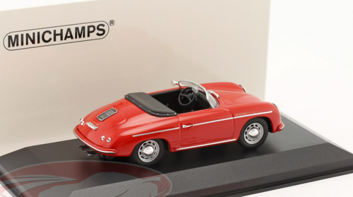 1/43 Minichamps 1956 Porsche 356 Speedster (Red) Car Model