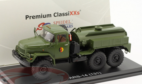 1/43 Premium Classixxs ZIL 131, ARS-14 Tank Truck Military Vehicle (Olive Green) Car Model