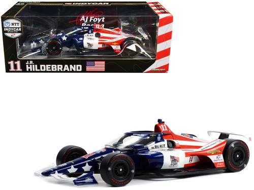 Dallara IndyCar #11 J.R. Hildebrand "ABC Supply" A. J. Foyt Enterprises "NTT IndyCar Series" (2022) 1/18 Diecast Model Car by Greenlight