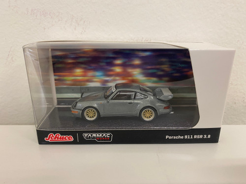 1/64 Tarmac Works Porsche 911 RSR 3.8 White Diecast Car Model