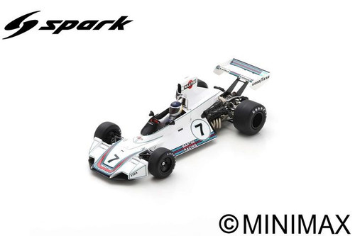 1/18 Spark Brabham BT44B No.7 Winner German GP 1975 Carlos Reutemann Car Model