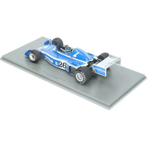 1/18 Spark Ligier JS5 No.26 3rd Belgian GP 1976 Jacques Laffite Car Model