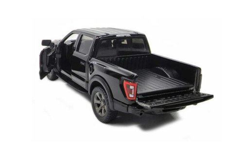 1/46 2022 Ford F-150 Raptor (Black) Diecast Car Model