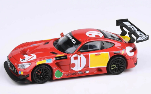 1/64 Paragon 2022 Mercedes-AMG GT3 Evo 24H Spa 50th Anniversary (Red) Diecast Car Model