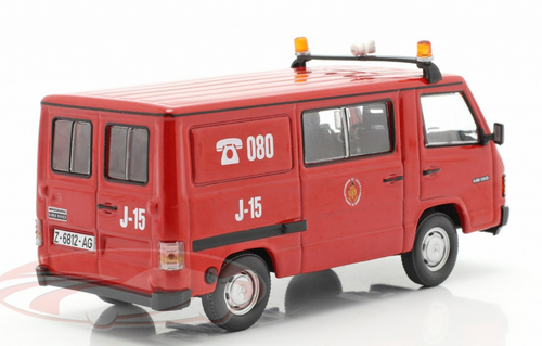 1/43 Altaya Mercedes-Benz MB180 Fire Department Zaragoza (Red) Car Model