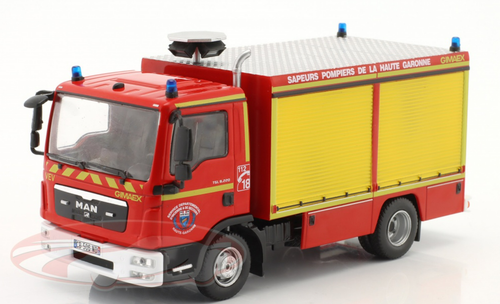 1/43 Altaya MAN TGL 8.220 Fire Department Haute Garonne Car Model