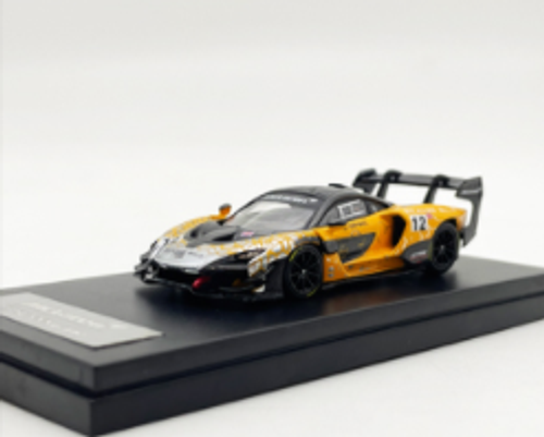 1/64 LCD McLaren Senna GTR Orange Diecast Car Model