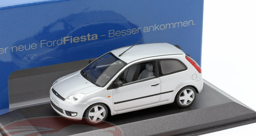 1/43 Minichamps 2022 Ford Fiesta 3 door Bj (Silver) Car Model