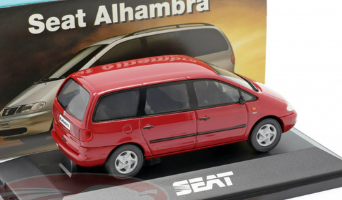 1/43 Seat 1996-2010 Seat Alhambra I (Red) Car Model
