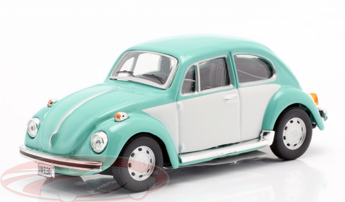 1/43 Cararama Volkswagen VW Beetle Classic (Turquoise & White) Car Model