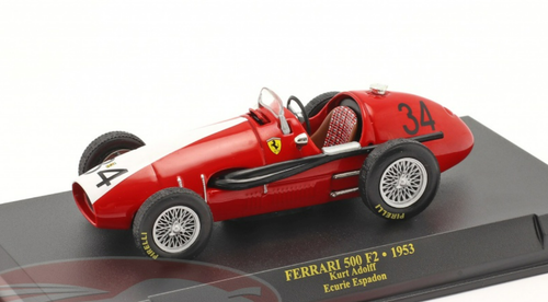 1/43 Altaya 1953 Formula 1 Kurt Adolff Ferrari 500 #34 German GP Car Model