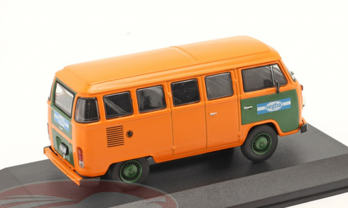 1/43 Hachette 1983 Volkswagen VW Kombi SEGBA (Orange) Car Model