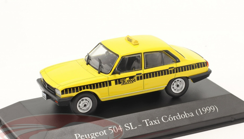 1/43 Hachette 1999 Peugeot 504 SL Taxi Cordoba Car Model
