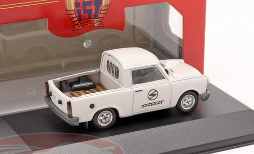 1/43 Ixo 1990 Trabant 1.1 Pick up (Light Grey) Car Model