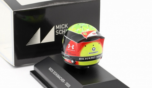 1/8 Schuberth 2020 Formula 2 Mick Schumacher Prema Racing #20 Formula 2 Champion Helmet Model